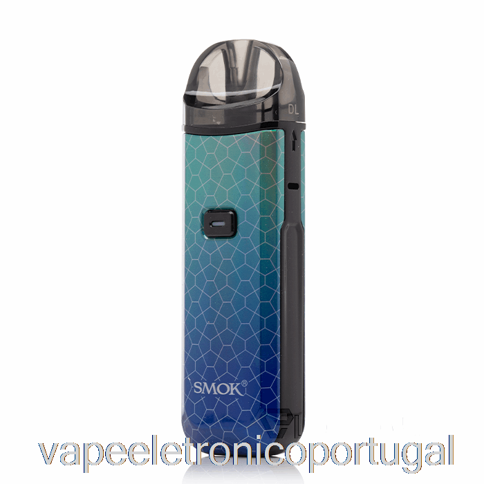 Vape Eletrônico Smok Nord Pro 25w Pod Kit Armadura Azul Verde